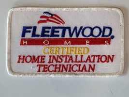 Fleetwood Homes Embroidered Patch 5”x3” Certified Home Installation Tech... - $9.79
