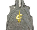 Adidas Womens Gray Cleveland Cavaliers Pullover Hooded Sleeveless T Shir... - $19.77