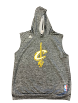 Adidas Womens Gray Cleveland Cavaliers Pullover Hooded Sleeveless T Shirt Size L - £15.55 GBP
