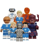 8pcs Fantastic Four First Steps Galactus Silver Surfer Minifigures Minif... - $23.99