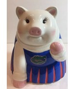 Mud Pie Gators Piggy Coin Savings Bank Collectible Hand-Crafted Ceramic - £18.69 GBP