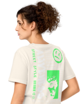 Unisex Organic Mid-Light T-Shirt – Aliveness Back Print (Vintage White) - $951.63 MXN