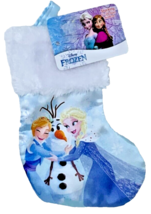 Frozen 2 Hug 8&quot; Elsa Anna Olaf NWT Christmas Stocking - £3.94 GBP