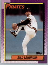 1990 Topps 425 Bill Landrum  Pittsburgh Pirates - $0.99