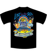 OLD VTG Lost in the &#39;50&#39;s Chevy on a black XL Tee shirt - £15.98 GBP