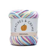 Peaches &amp; Cream Stripey Cotton Yarn, 2 Oz., 102 Yds,100% Cotton, Fleur D... - £3.58 GBP