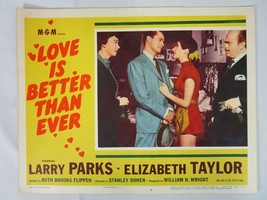 Love is Better Than Ever 1952 Lobby Card Elizabeth Taylor Larry Parks #4 - £23.18 GBP