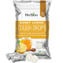 Herbion Naturals Cough Drops with Honey Lemon Flavor, Soothes Cough - 1 ... - £5.06 GBP