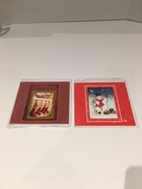 Two Christmas cards with (2) 12 Songs of Christmas CD&#39;s Snowman and Stoc... - £6.66 GBP