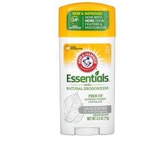 ARM & HAMMER Essentials Natural Deodorant Unscented 2.50 oz (Pack of 2) - $17.99