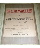 Oh Promise Me Sheet Music - Signed by Erno Czako, Broadway Singer - £15.53 GBP