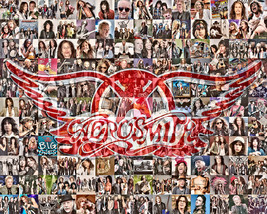 Aerosmith Photo Mosaic Print Art - £27.97 GBP+