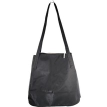 PVC Shoulder Tote Purse Utility Beach Rain Gear Outdoor Worklife Black  - £7.76 GBP