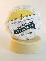 LemonGrass Moisturizing Shave Soap ~ Handmade Antibacterial Antimicrobia... - $11.99