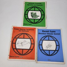 1980 Ford Escort Lynx Manual Lot of 3 - Transaxle Brakes Electrical Climate - £9.19 GBP