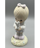 Figurine Enesco Precious Moments Wishing You a Happy Easter 1987 Porcelain - £9.56 GBP