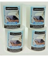 ( 4 ) Luminessence Fresh Linen Scented Pillar Candles 2.5 In. X 2.8 In. ... - £14.65 GBP