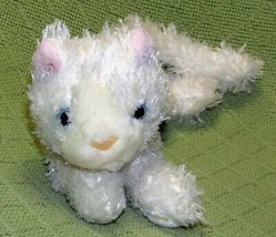 Hallmark 8&quot; Cat w/SOUND Meows Plush Stuffed Animal Kitten Kitty Blue Eyes Collar - £9.96 GBP