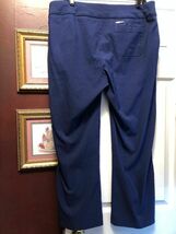 NWT JAMIE SADOCK Noctural Navy Blue SKINNYLICIOUS GOLF ANKLE PANTS Size 18 $120 image 2