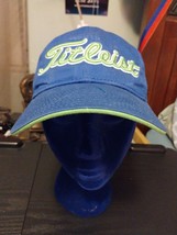 TITLEIST FJ Pro V1 Golf Hat Light Blue and Light Green RARE Strap back - $31.67