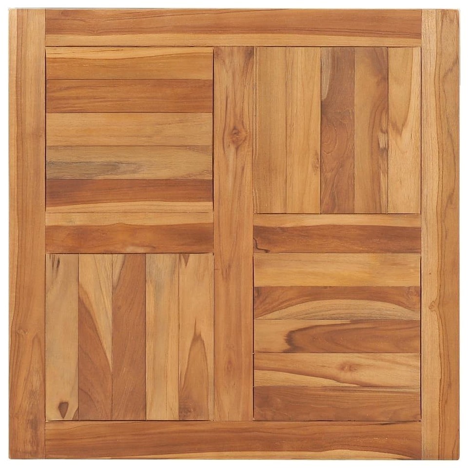 vidaXL Table Top Teak Solid teak wood 27.6 x 27.6 in Durable Table Top - $101.98