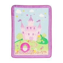 Princess Storyland Magic Castle Girl&#39;s Toddler Throw Blanket, 30&quot; X 40&quot; - $14.84