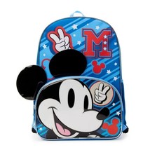 Mickey Mouse Kids Mickey Ears 17&quot; Laptop Backpack - $19.80