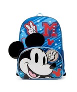 Mickey Mouse Kids Mickey Ears 17&quot; Laptop Backpack - £15.57 GBP