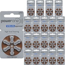 Power One Mercury Free Hearing Aid Batteries Size 312, 4 Pack of 60 Batteries (2 - £69.53 GBP