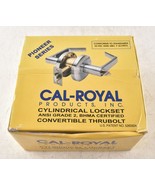 *Cal-Royal SL05MKD  US26D Finish Cylindrical Locks Convertible Thrubolt - $31.07 CAD