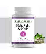 iLeafNaturals Hair, Skin &amp; Nails With Biotin Vitamin Supplement - 500MG - £12.41 GBP