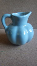 Vintage Van Briggle Art Pottery Light Green Melon Cream Pitcher Arlene Shuckhart - £31.79 GBP