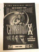 1996 Generation X Print Ad Advertisement Matt Frewer Finola Hughes TPA19 - £4.74 GBP