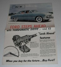 Brochures--Ford Motor..1951 and 1952--A... - £11.68 GBP