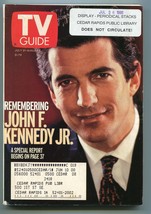 TV Guide-Remembering John F. Dennedy Jr.-Iowa Edition-July 1999-VG - £12.87 GBP