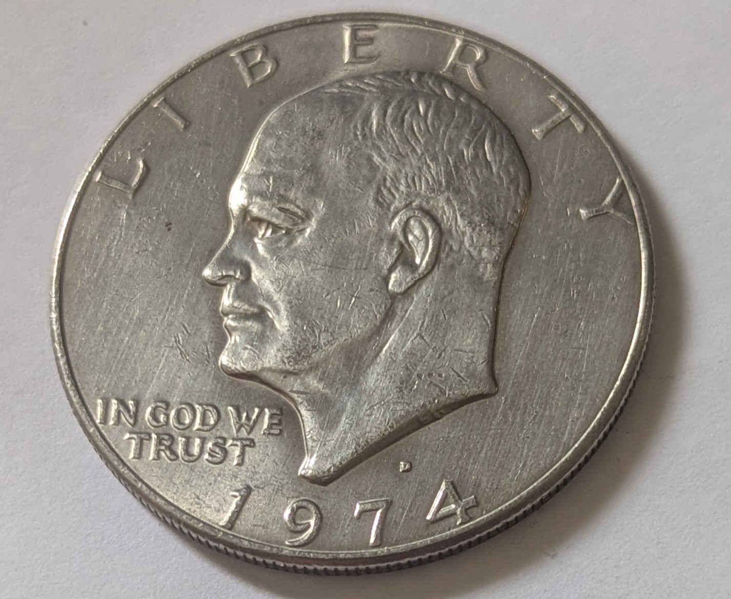 US$1 EISENHOWER Dollar 1974-P  Large Standard Circulation Coin  - $2.95