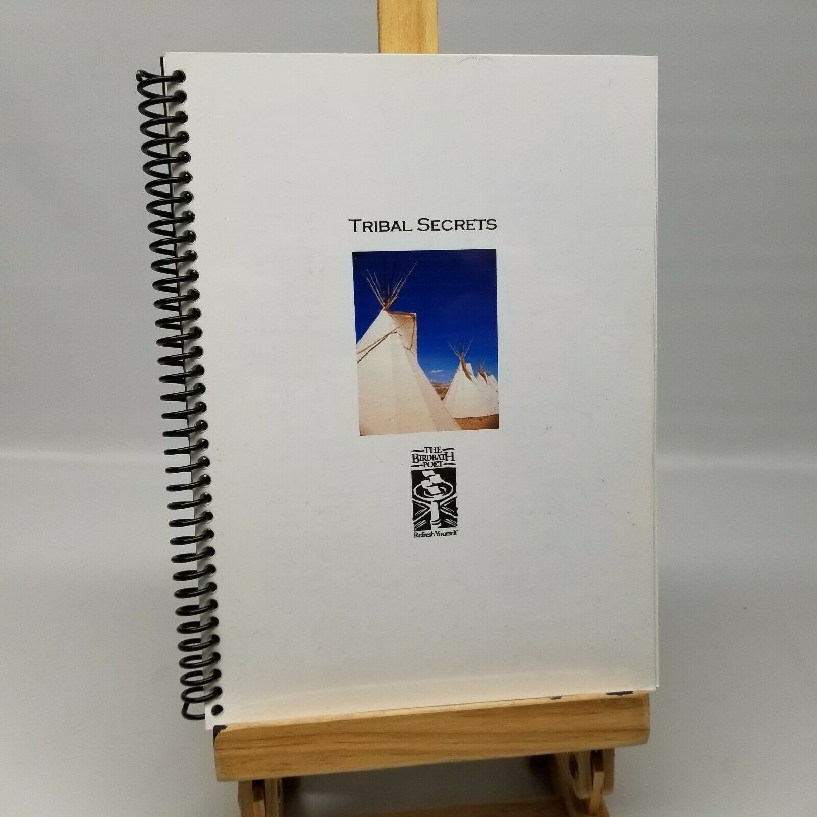 Tribal Secrets by The Birdbath Poet Spiralbound Book of Poems - $10.77