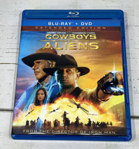 Cowboys &amp; Aliens (Blu-ray+DVD) Daniel Craig Harrison Ford - £3.10 GBP