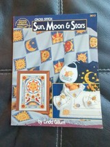 Vintage 1993 Sun Moon &amp; Stars Cross Stitch Pattern Booklet 3612 Linda Gi... - £7.49 GBP