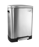 Elama 40 Liter 2 Compartment Large 10.6 Gallon Split Stainless Steel Ste... - $180.29 CAD
