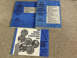 1988 Ford F-150 F250 F-250 350 BRONCO Camion Servizio Negozio Repair Manual Di W - $269.72