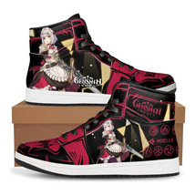 Noelle Skill JD Air Force Sneakers Hip-Hop Game Genshin Impact Shoes-Black - £67.85 GBP+
