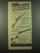 1951 Leupold Scopes and Mounts Advertisement - Choose Leupold scopes - £14.53 GBP
