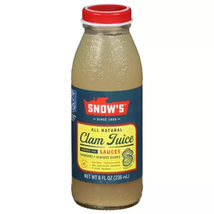Snow&#39;s All Natural Clam Juice, 8 Fluid oz Bottle (Pack of 5) - £17.29 GBP