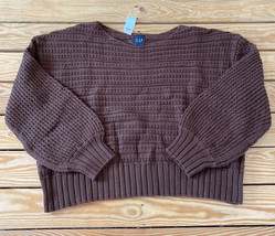 gap NWT women’s pullover sweater Size XL brown J4 - £19.62 GBP