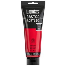 Liquitex BASICS Acrylic Paint, 8.45-oz tube, Pyrrole Red - $31.99