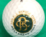 Golf Ball Collectible Embossed Sponsor Bellerive 2004 Senior Open Pinnacle - £5.78 GBP