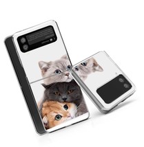 for Galaxy Z Flip 4 5G Case, Brown Cute Cat Anti-Scratch Z - £32.45 GBP