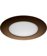 6&quot; Oil-Rubbed Bronze Recessed Shower Trim With Albalite Lens, By Nicor L... - $656.06 MXN