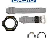 Casio G-Shock GA-1000-8A GA-1000-9B Gray Watch Band &amp; Black Bezel Top &amp; ... - £58.45 GBP